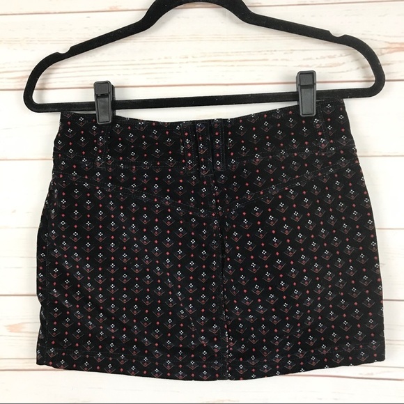 Free People Joanie Patterned Corduroy Mini Skirt - Picture 4 of 8